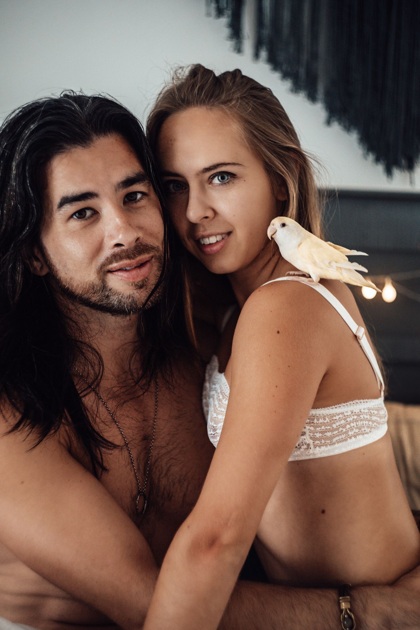 Intimate boudoir session