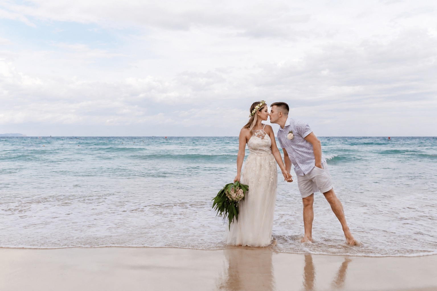 Wedding ceremony moment, Riviera Maya