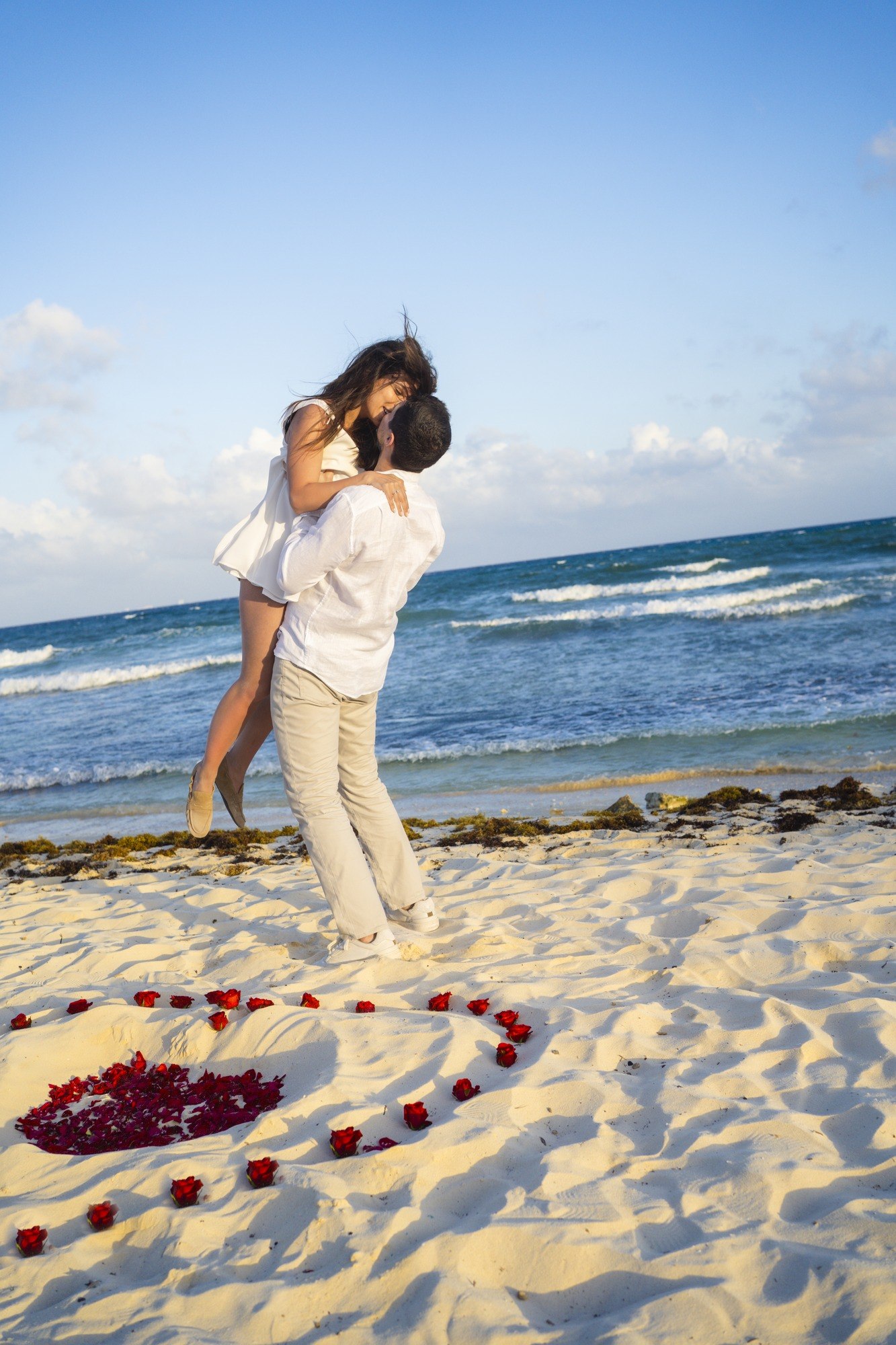 Love-story session, Riviera Maya